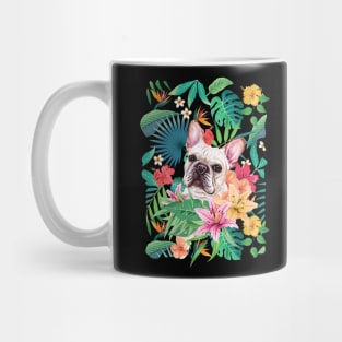 Tropical Cream White Frenchie French Bulldog 1 Mug